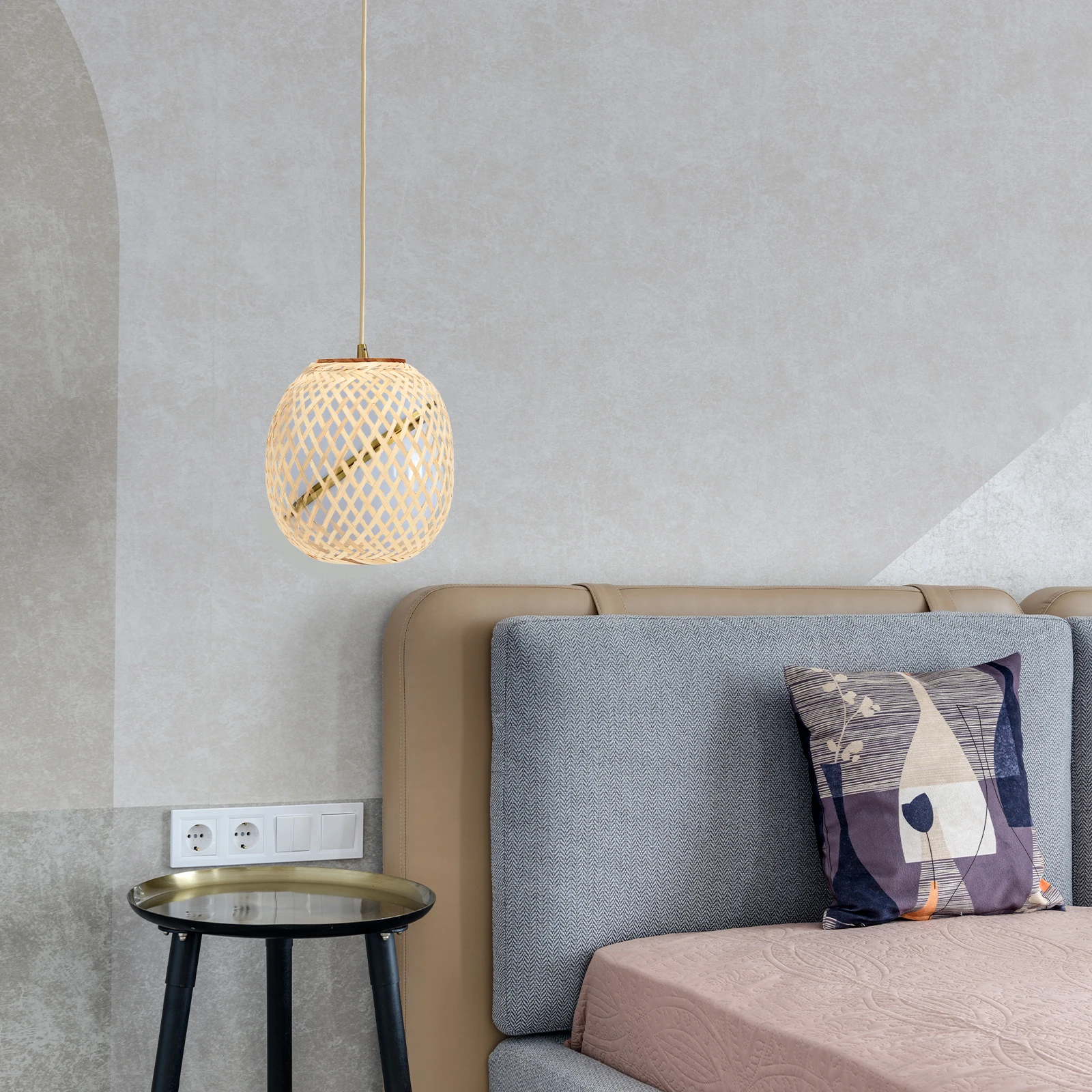 

Decorative Bamboo Lampshades for Table Floor Desk Lamps Detailed Workmanship No Burrs Easy to Install Lamp Shade