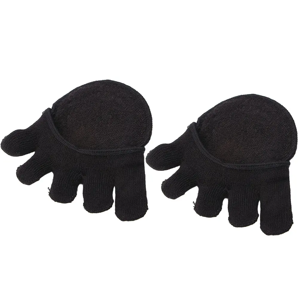 

Foot Women Anti-slip Foot Pad Lining Invisible Half Socks Heelless Sock Slippers Open Toe Socks Forefoot Socks Invisible Socks