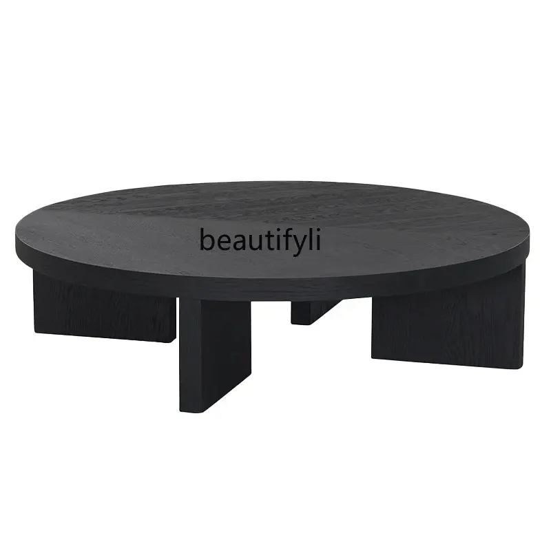 

Nordic Simple Solid Wood Coffee Table Small Apartment Living Room Home Quiet Tea Table Tea Table Light Luxury Modern