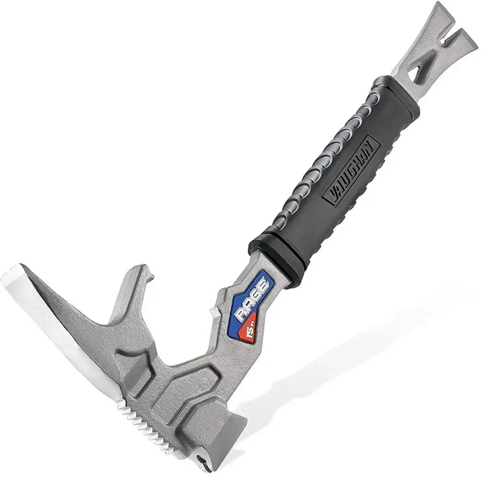 Multifuncional Hard Hammer com Crowbar Fire Rescue Tool Demolition Hand Tool Outdoor