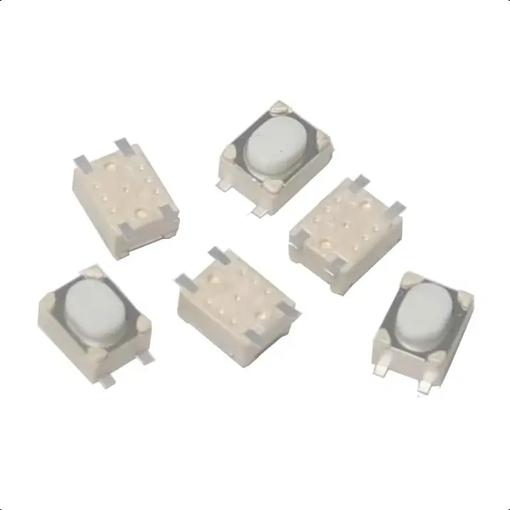 【200-50PCS】SMT 3x4x2.5MM 4PIN Tactile Tact Push Button Micro Switch G75 Self-reset Car Remote Control Switch