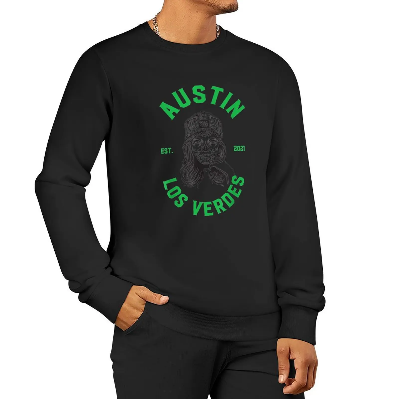 

Austin Soccer - Austin Verdes Gear - Austin Soccer FC Pullover Hoodie autumn jacket men men wear winter man sweatshirt