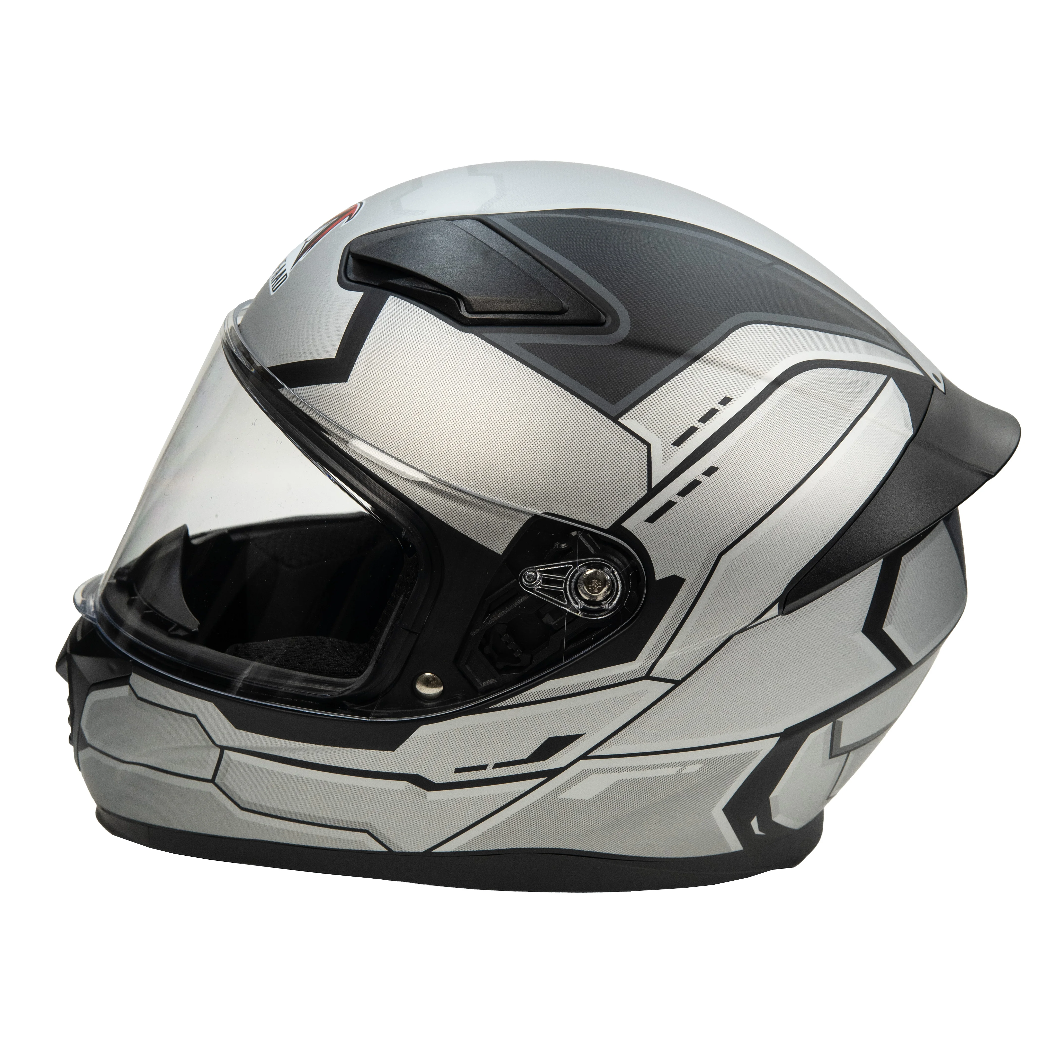 AINHFAAD Full-face helmet, DOT-certified motorcycle riding helmet, M/L Size,607