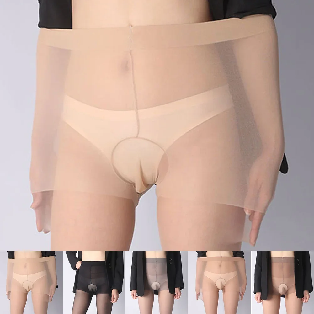 Stockings Men Socks Vacation Daily Holiday Leotard Breath Comfortable Mesh Nightclub Polyester See Through Sexy