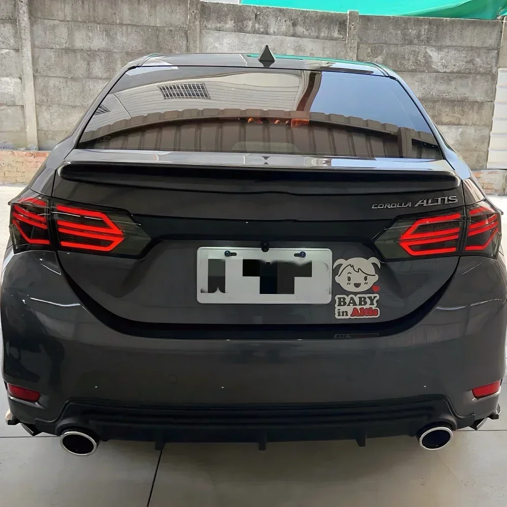 

For Toyota Corolla 2014-2017 Auto Rear Back Lamps Upgrade Dynamic Turn Accessories LED Plug and Play Car Taillights Assembly