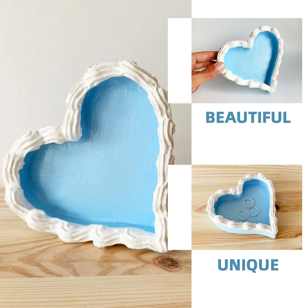 Jewelry Display Tray Elegant Design Multifunctional Organizer Dish Trinket Storage Plate Decorative Tray for Home