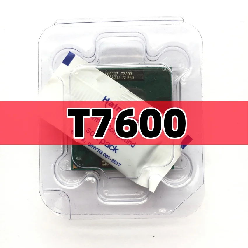 Intel CPU laptop Core 2 Duo T7600 CPU 4M Socket 479 Cache/2.33GHz/667 Dual-Core Laptop processor support 945