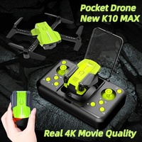 New K10 Mine Drone Pocket 8K HD Camera FPV RC Profesional RTF Quadopter Foldable Obstacle Avoidance Aircraft Gift Children Kid