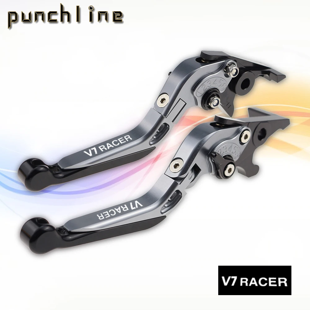 

Fit For V7 Racer 2011-2017 V7 Racer Motorcycle CNC Accessories Folding Extendable Brake Clutch Levers Adjustable Handle Set