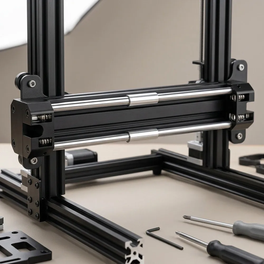 Replacement X Direction Assembly Compatible with For BambuLab For X1 and For P1 For 3D Printers 377 65.5mm Metal Plastic Build