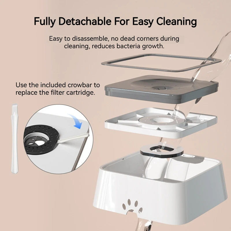 Pet Water Bowl Anti-spill Floating Lick Activated Water Dispenser Portable Car Travel Water Dispenser for Cats Dogs Pet Supplies view 3