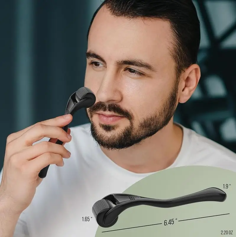

540 Needles for Facial Body Hair Growth Derma Roller for Skin Beard 0.2mm 0.25mm 0.3mm Needle Micro Face Roll Tool