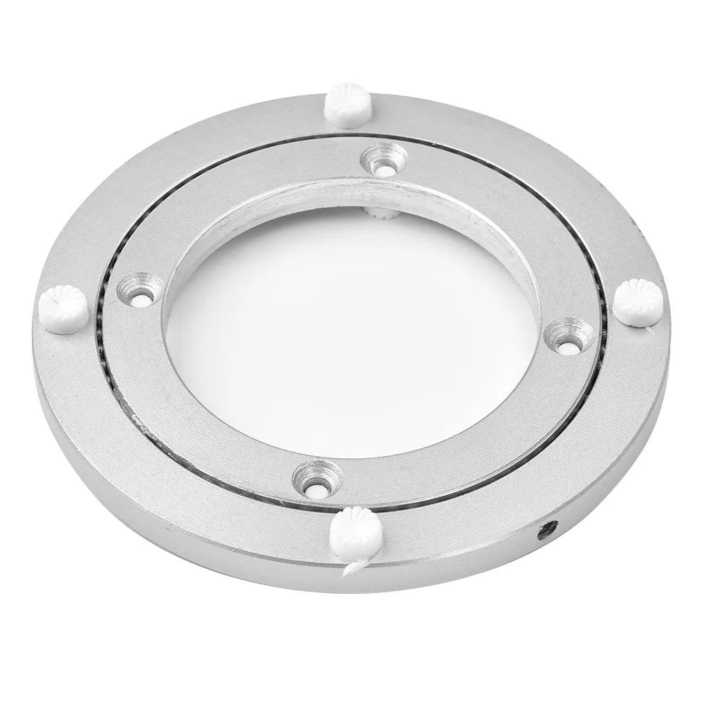 Aluminum Lazy Susan Bearing Turntable Plate, Industrial Grade, Suitable for Catering Services, Food Display, TV Monitor Stand