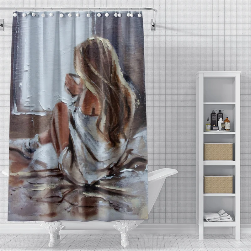 home shower curtains for bathroom waterproof fabric Modern Nordic style bathroom Curtains modern shower curtain 180x200 240x200