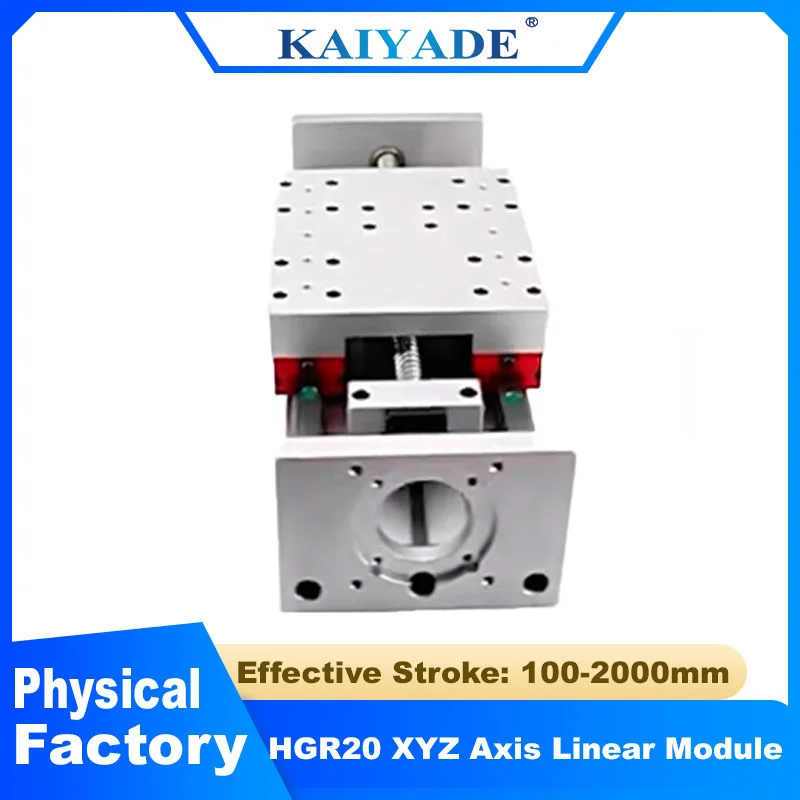 

Linear Module Stroke100mm - 2000mm HGR20 Linear Rail SFU1605 SFU1610 Ball Screw XYZ CNC Motion Stage Slide Table for DIY Robot