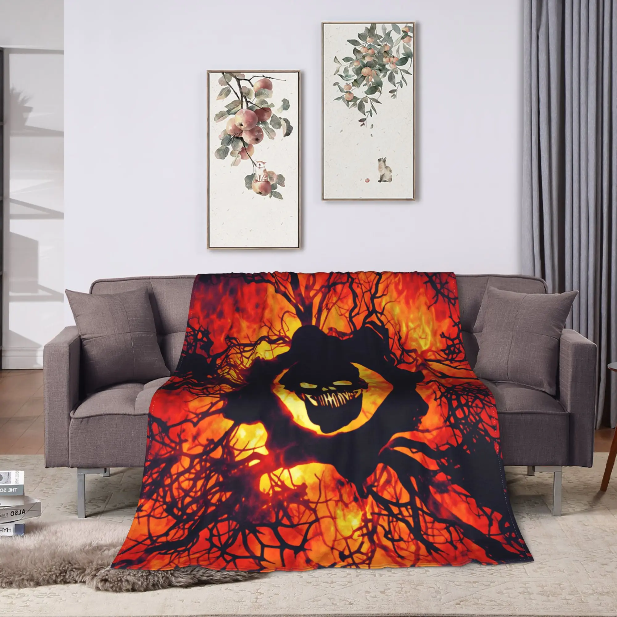 G-Gears Of War Throw Blanket Warm Fashion Blankets  For Outdoor Travel Flannel Bedspread Bed Cover