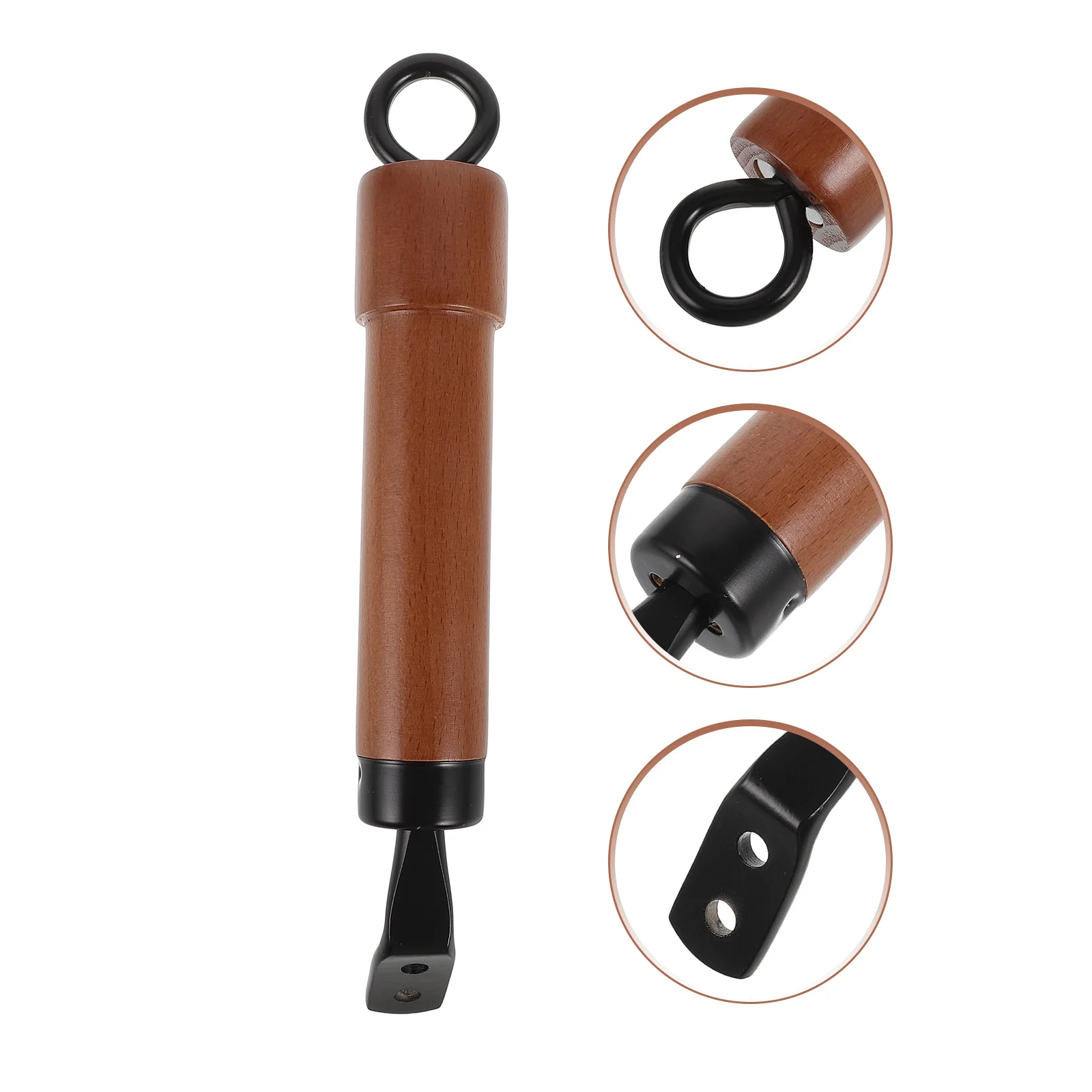 

Antiscald Beech Wood Handle for Pots and Pans Universal Replacement Frying Pan Wok Long Lasting Comfortable Grip