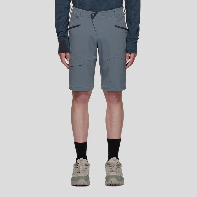 Comfortable Elastic Outdoor Casual Pants Men's Summer Shorts Asymmetric Style Mouse DesignInspired Elastic Outdoor Leisure Pants