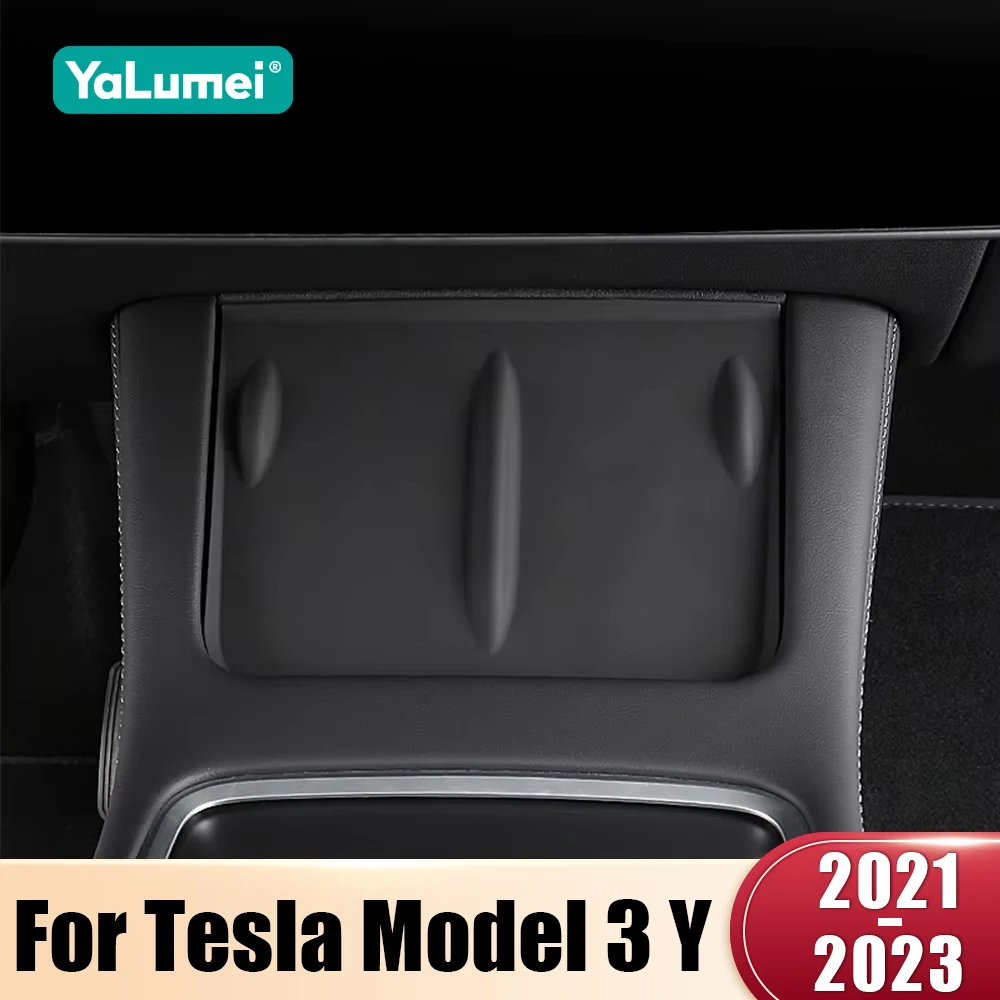 

Для Tesla Model Y 2021-2024 и Model 3 2021-2023: Силиконовый противоскользящий коврик-накладка для беспроводной зарядки в центральной консоли автомобиля, аксессуары