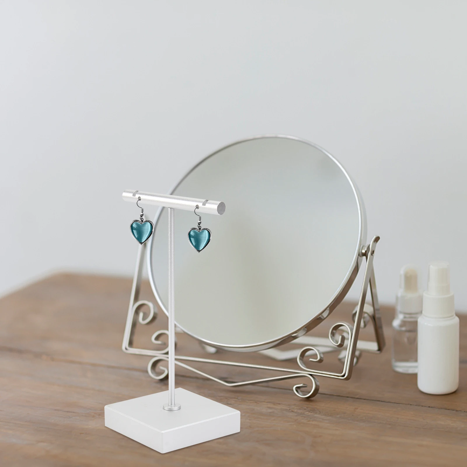 

Earring Display Stand Displays Shows Jewelry Props for Selling Rack Storage Holder Clear Tray