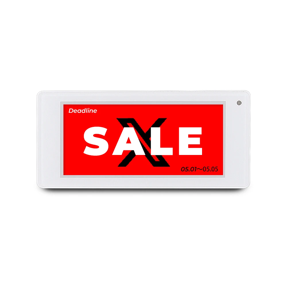 Digital ESL Electronic Shelf Label BLE Price Tag With Smart Phone