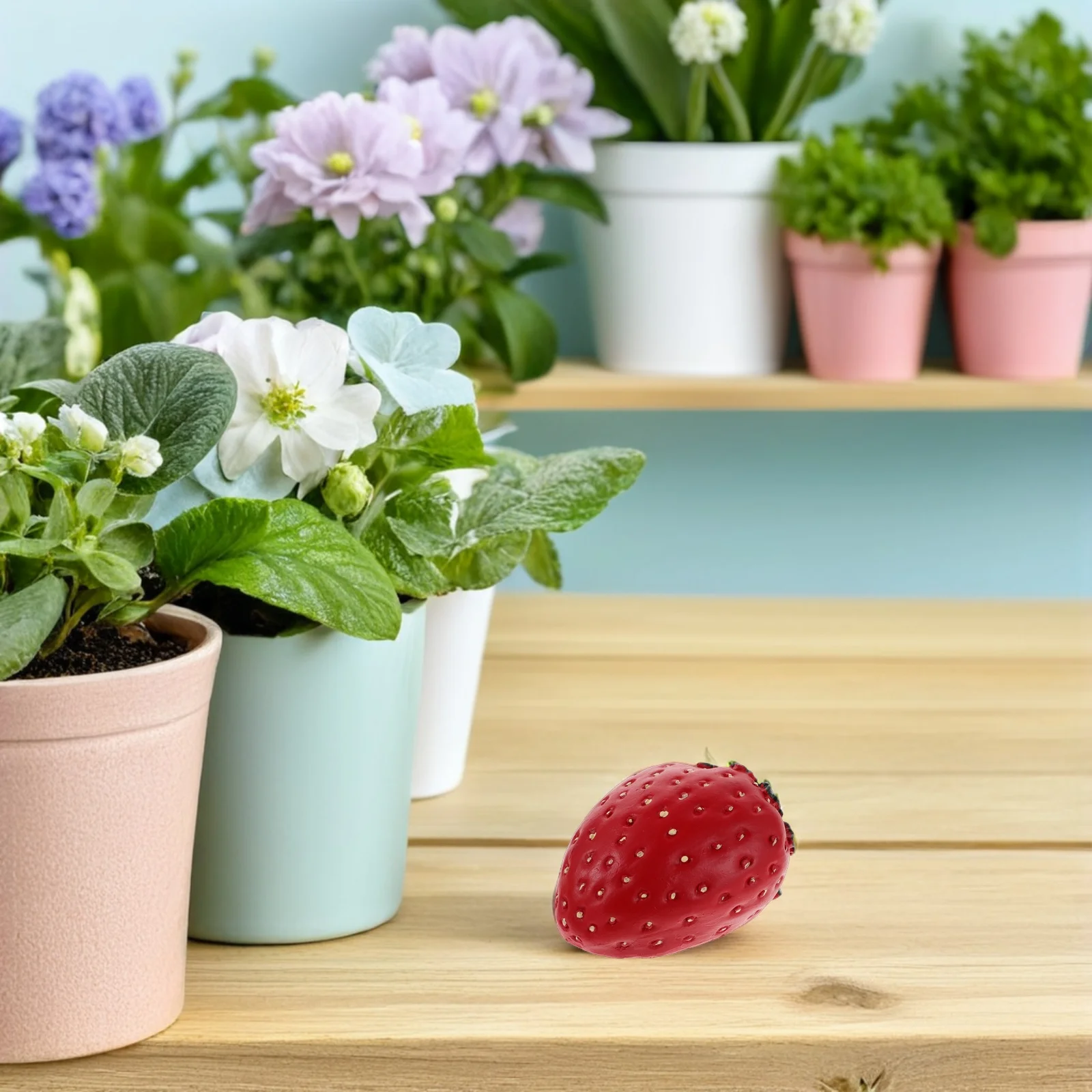 

Strawberry Shaped Outdoor Hidden Weatherproof Resin Hider Garden Decoration Yard Porch Holder Discreet Safe Fake Box Lawn