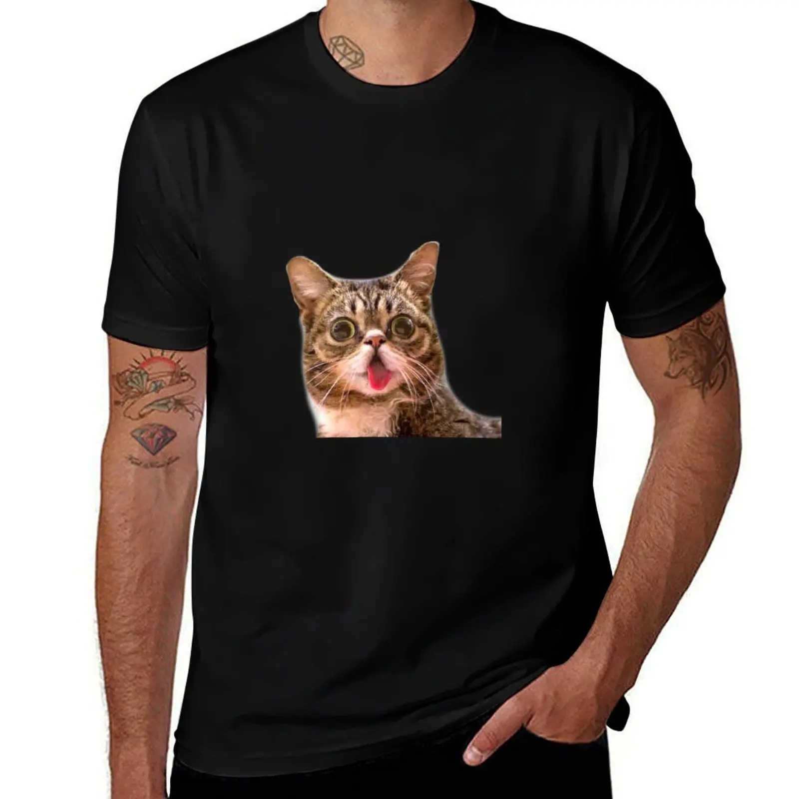 

lil bub T-Shirt Work Wear Lightweight Tee