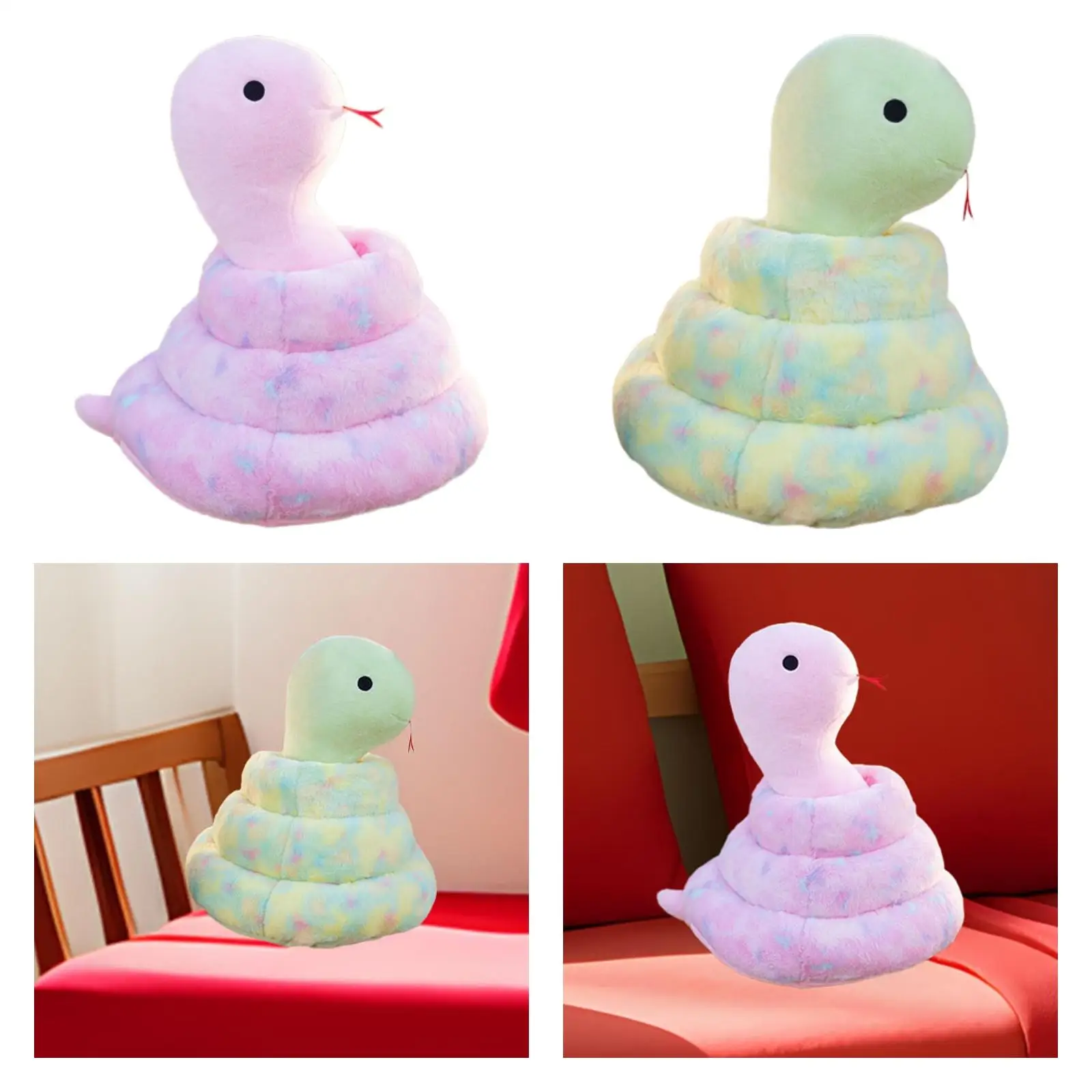 Serpiente de peluche Animal casero estatua escultura para decoración regalo para niños