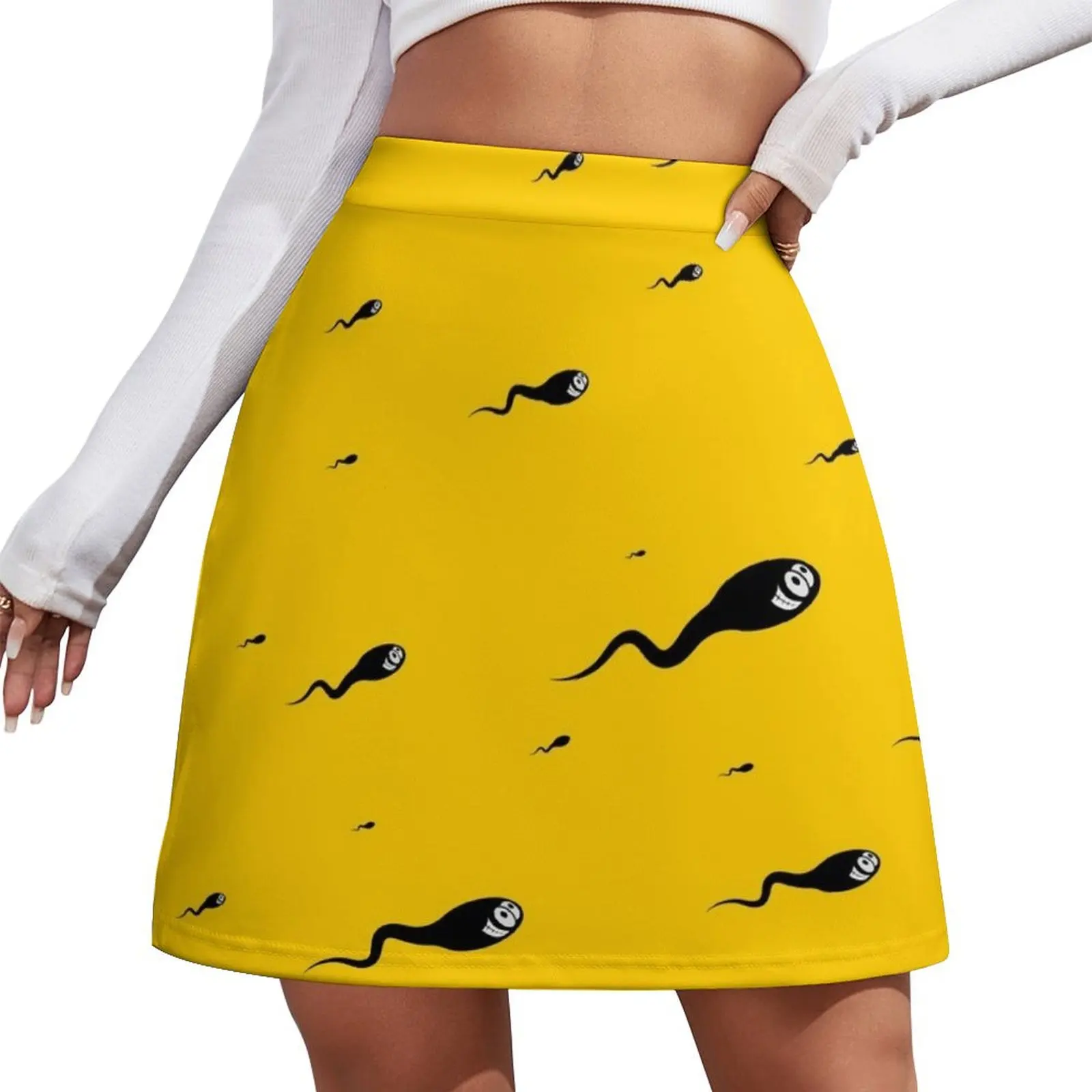 Crazy Sperm Mini Skirt School skirt skirt sets Mini