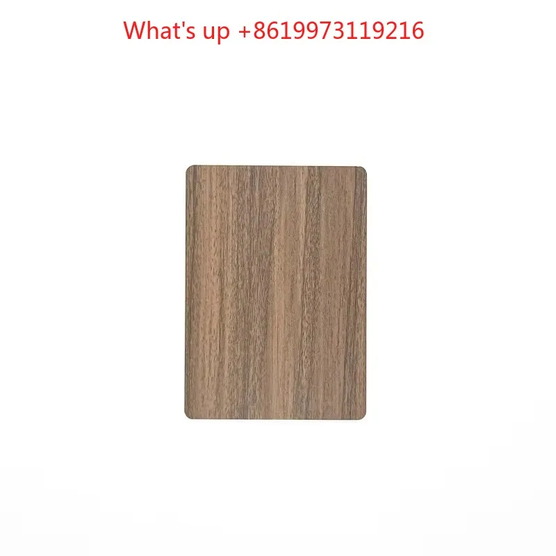 2026 Waterproof and Soundproof Veneer Wall Panel Customized Size & Texture Bamboo Charcoal Wood Veneer Sheet