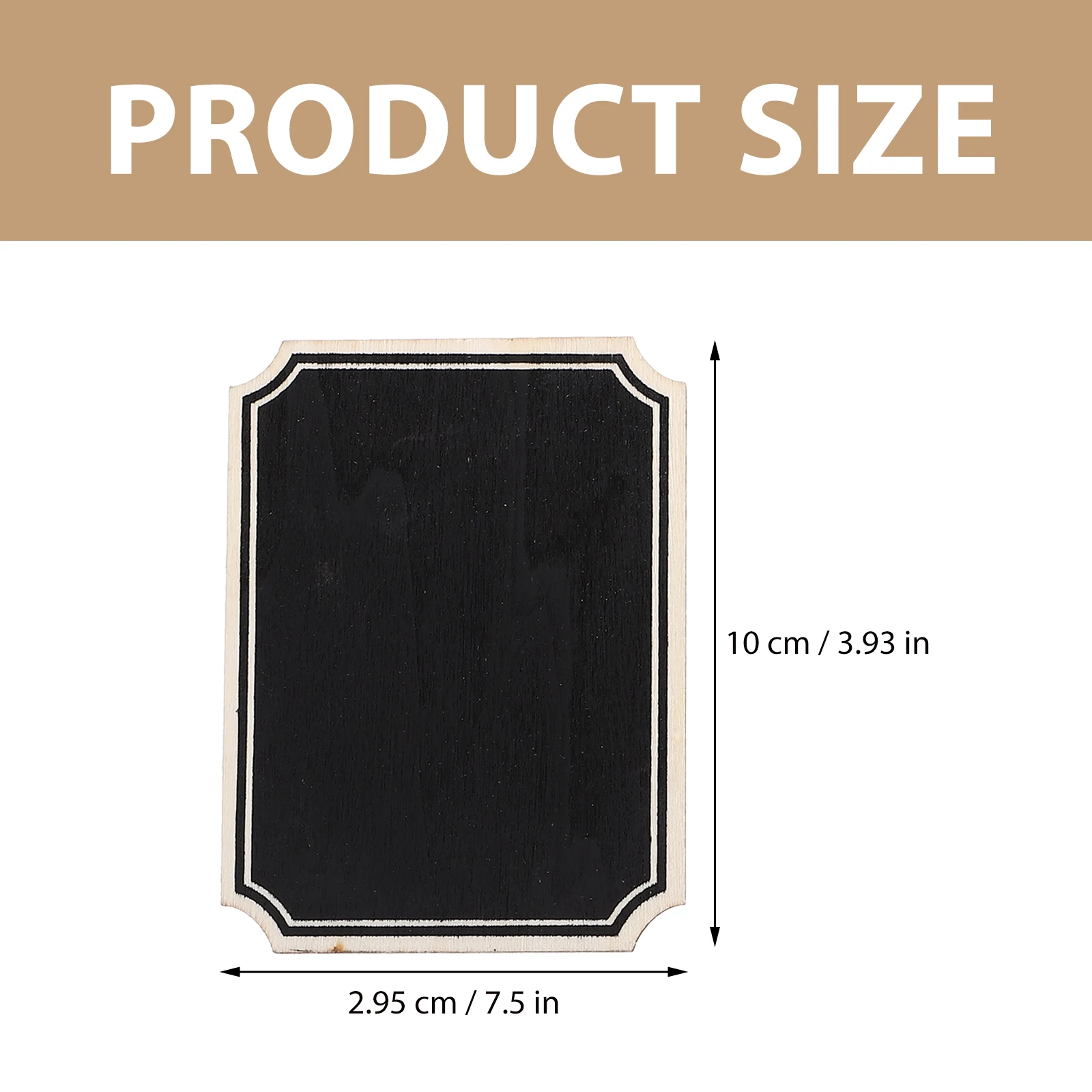 

20pcs Mini Chalkboard Signs Wooden Small Chalkboard For Coffee Food Buffet Brunch Message Menu Display Decorative Table