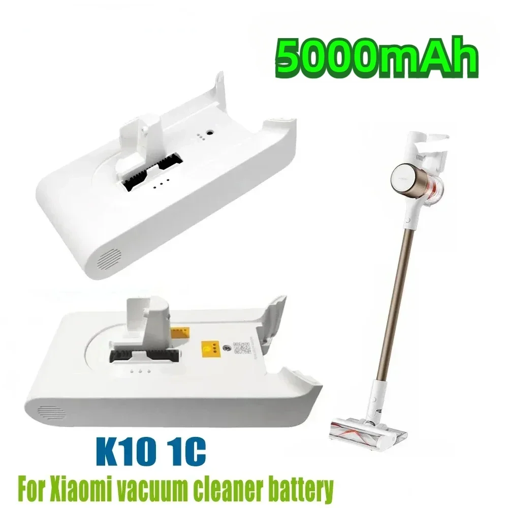 

Replacement Battery Pack For Xiaomi Mijia K10 1C Handheld Cordless Vacuum Cleaner 25.2v 5000mAh LI-ion Rechargeable Batteries