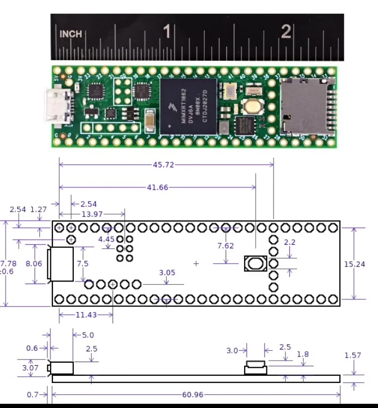 Teensy 4.1 DEV-16771 iMXRT1062 Teensy 4.0 Teensy4