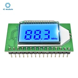 87-108MHz FM Radio Receiver Module LCD Display Wireless Microphone Stereo Board Digital Noise Reduction