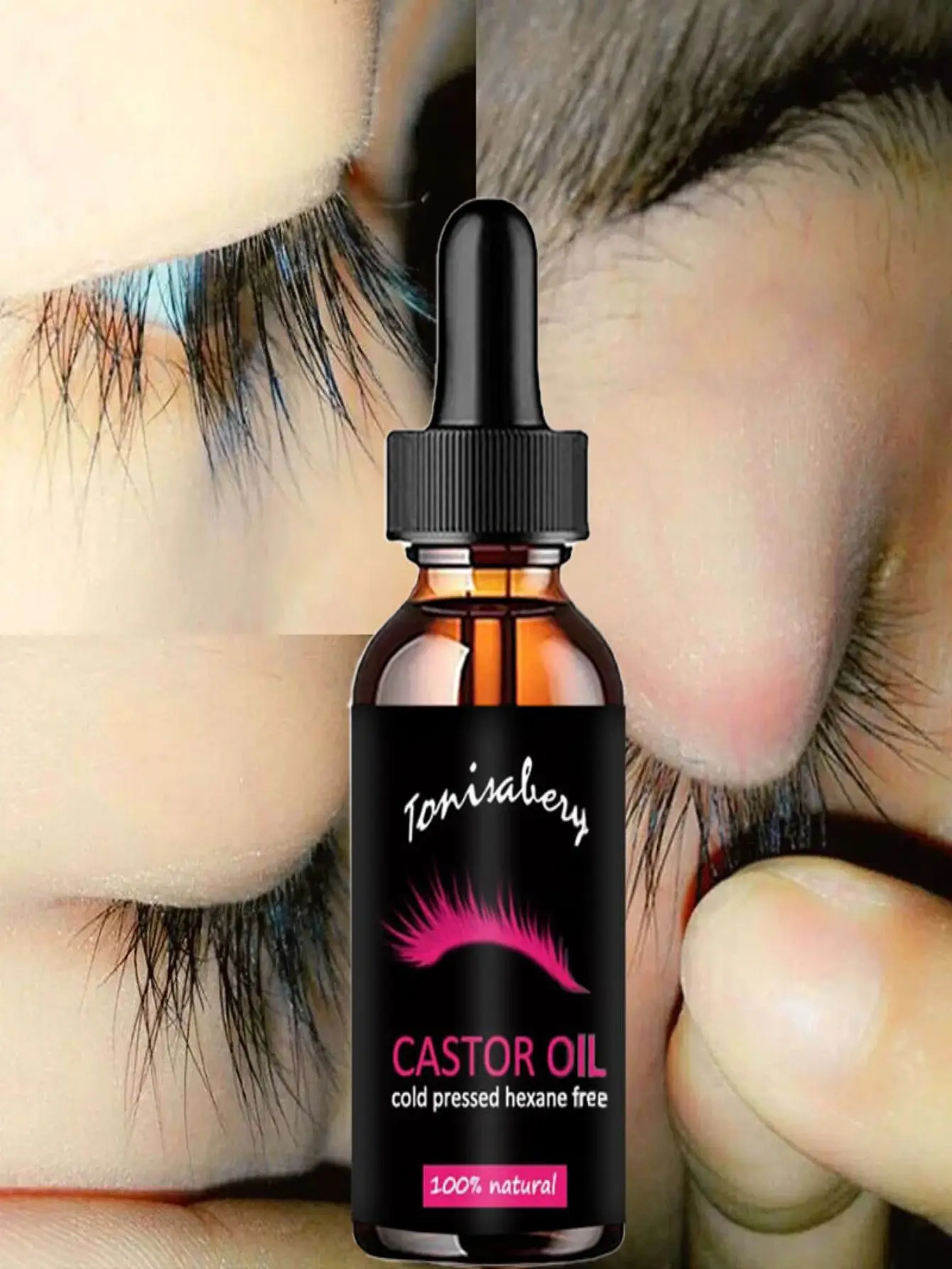 Eyelash Growth Serum Castor Oil Longer Fuller Eyelash Enhancer Eyebrow Lashes Lifting Treatment Essence Hair Nourishing Products