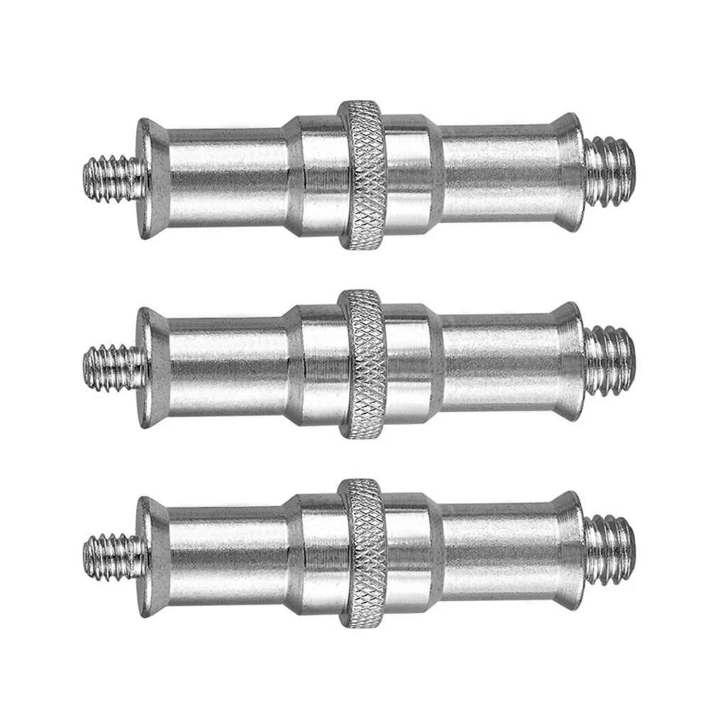 3 Pcs Camera Conversion Screw Cold Shoe Adapter Spigot Stud Threaded Light Stand Standard Hot 1/4 to 3/8