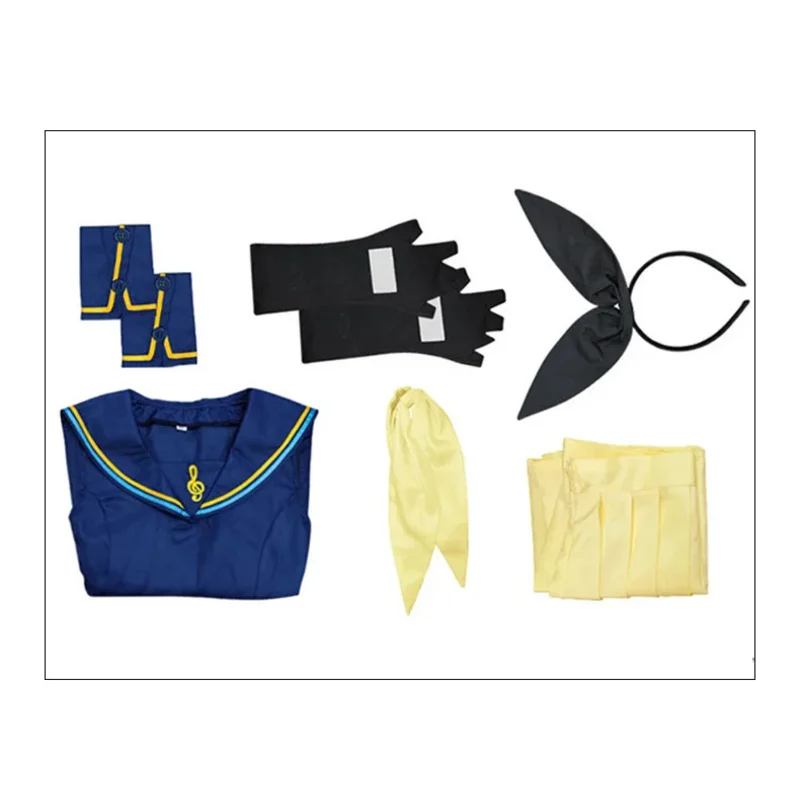 Rin Len Halloween Uniform Cosplay Costumi completi set accessori donna uomo vestito