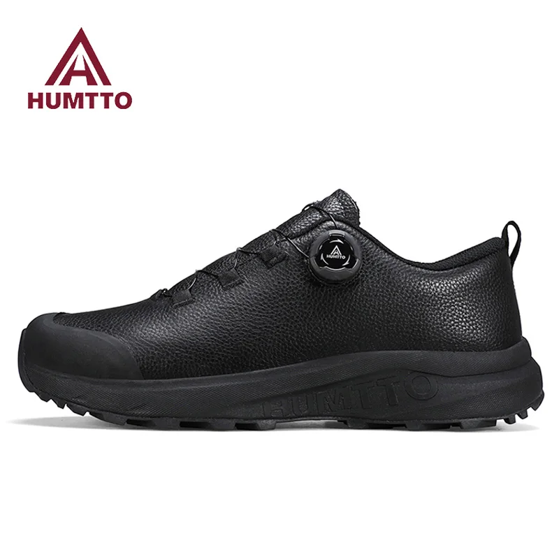 

HUMTTO Cowhide Hiking Shoes Men Winter Outdoor Sports Climbing Shoes casual shoes Warm outdoors Trekking Sneakers travel boots