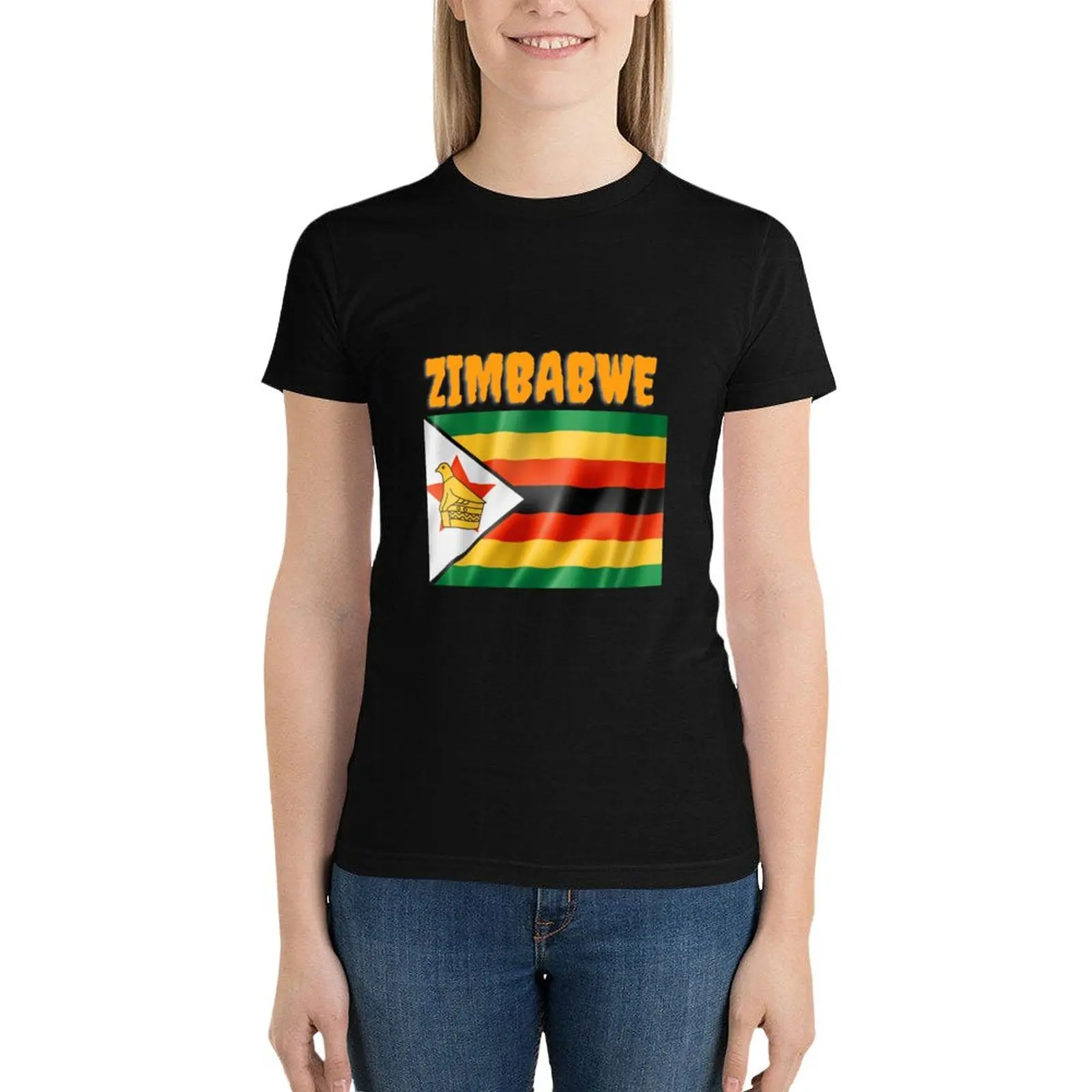 Zimbabwe Cricket T-Shirt korean fashion shirts graphic tees funny fashion woman blouse 2024