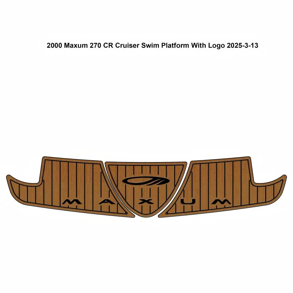 

2000 Maxum 270 CR Cruiser Swim Platform Pad Boat EVA Teak Floor SeaDek Gatorstep Style Self Adhesive dwseghjdtysy56ryy