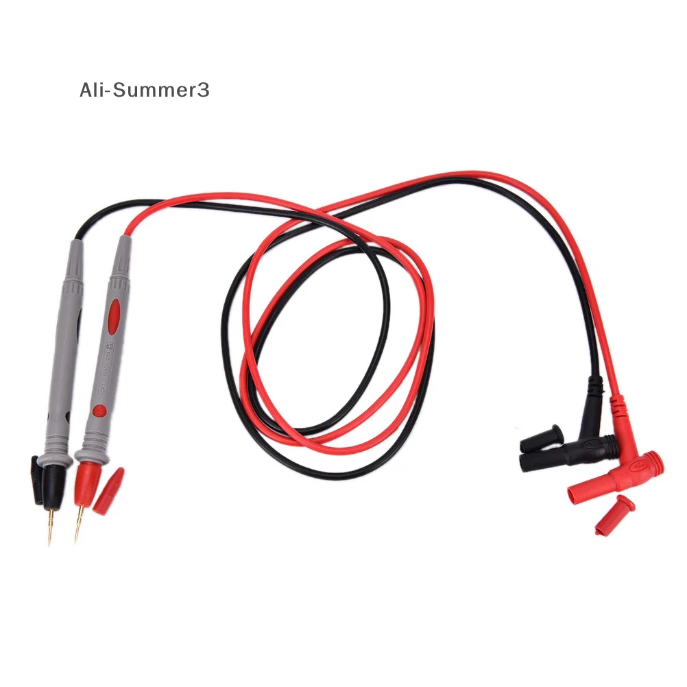 【YY】2 قطعة (1 أحمر + 1 أسود) 2025 جديد حار عالمي رقمي متعدد متر اختبار الرصاص التحقيق سلك القلم كابل #2