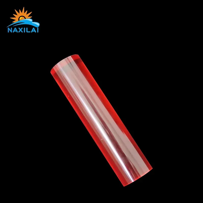 

Naxilai 4pack Acrylic Rod Pmma Bar Transparent Pink 1x3.93'' Lucite Bars Light Guide Rods DIY Peg Board