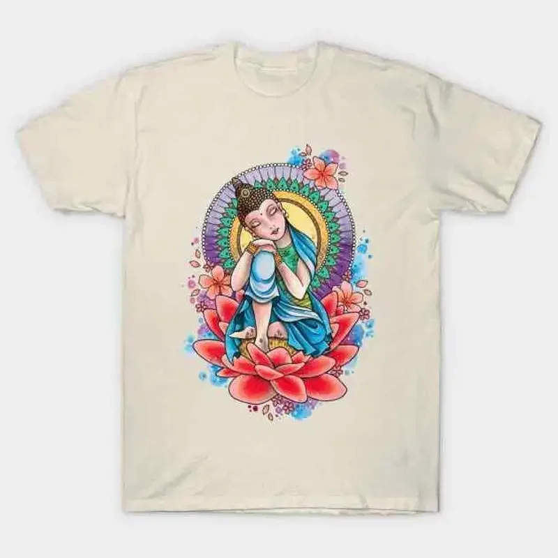 Peaceful Buddha Design by Lorna Laine T Shirt S 5XL Fast Shipping