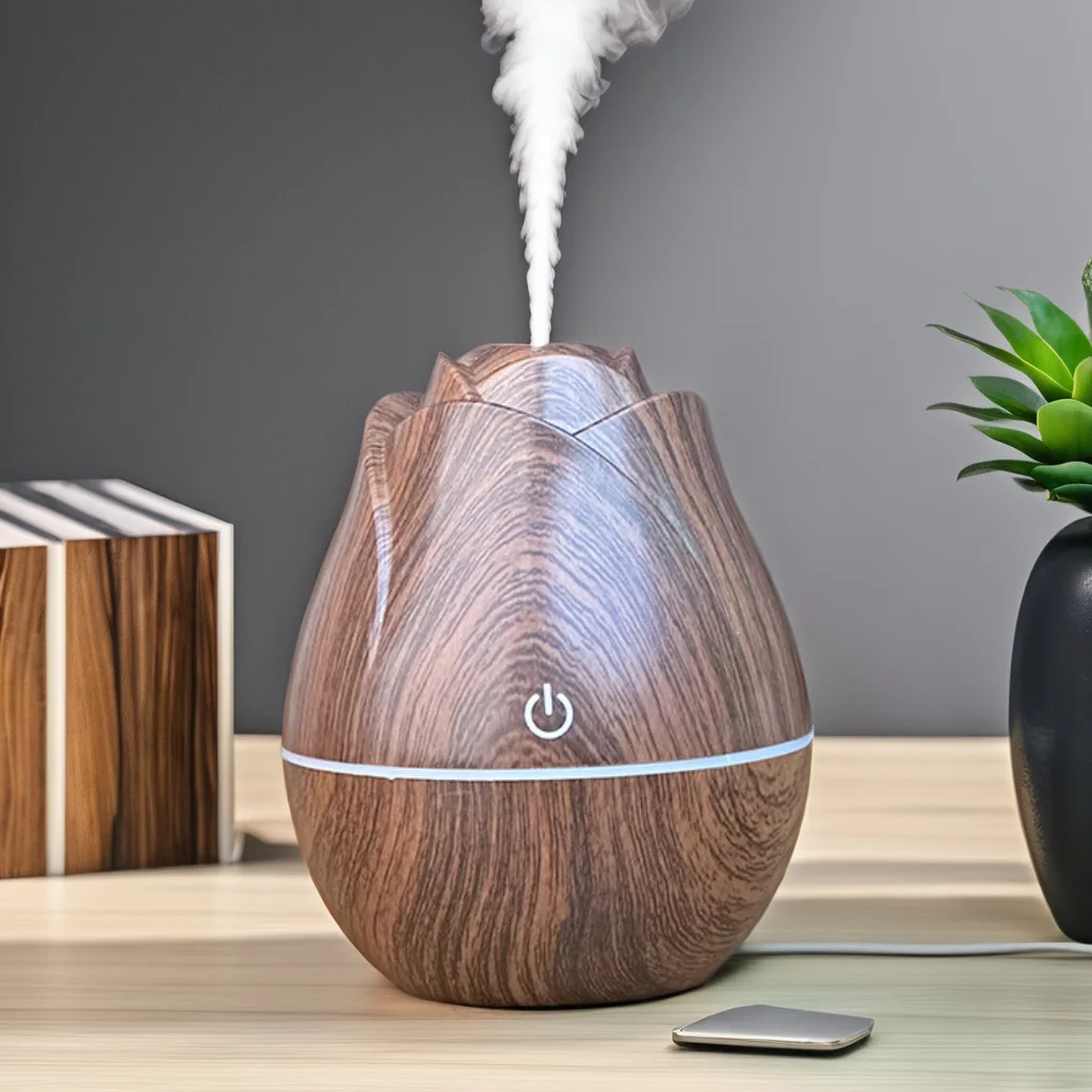 130ML Aromatherapy Diffuser Large Room with Remote, Ultrasonic Essential Oil Diffusers Humidifier with Ambient Light, Aroma Diff