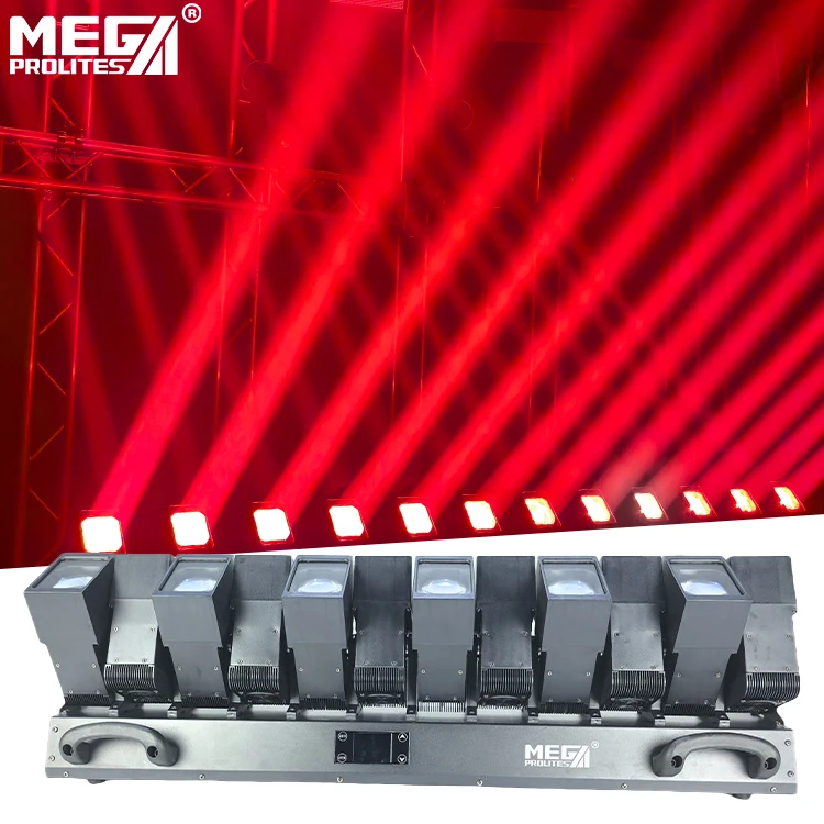 12x60W RGBW LED Pixel Bar Moving Head Light Zoom Beam Wash DMX512 for Concert Event DJ Club Stage Lighting