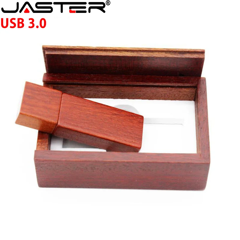 JASTER USB Flash Drive 3.0 Wooden/bamboo Pendrive 4GB 8GB 16GB 32GB Pen Drive 64GB 128GB U Disk Memory Stick（No customized logo）