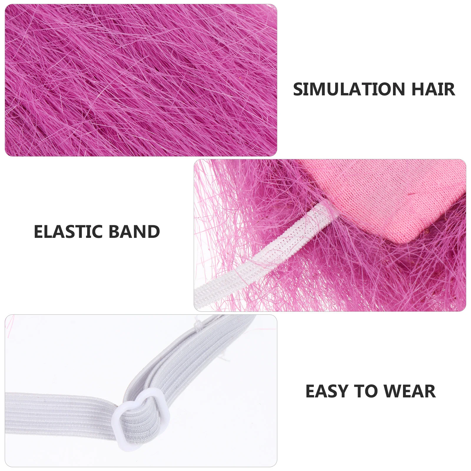 

Pet Bright Color Durable Premium Material Elastic Strap Pet Headwear for Cosplay Festival Dog Cat Accessories