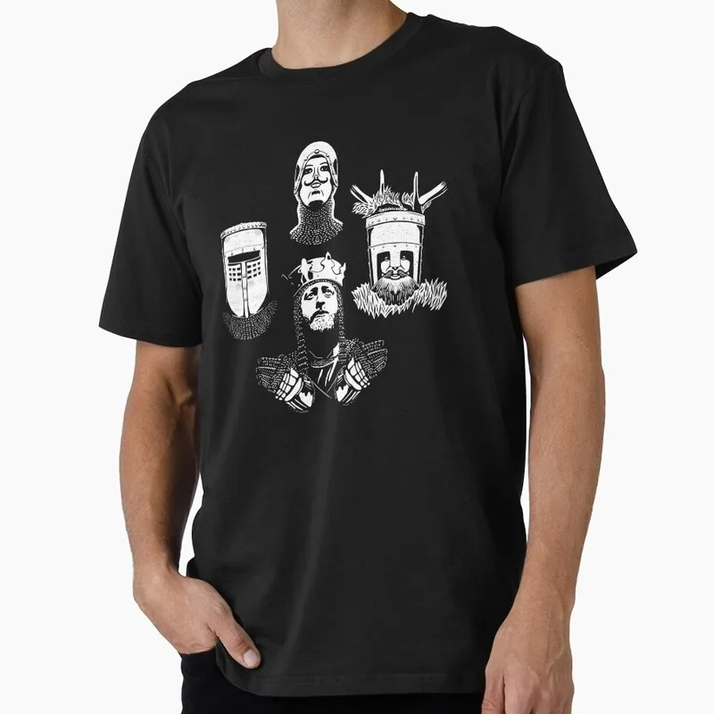 Knights Rhapsody Funny Monty Python Gift T-shirt Short Sleeve Tee British Comedy Graphic Clothes US Size Tops S-6XL