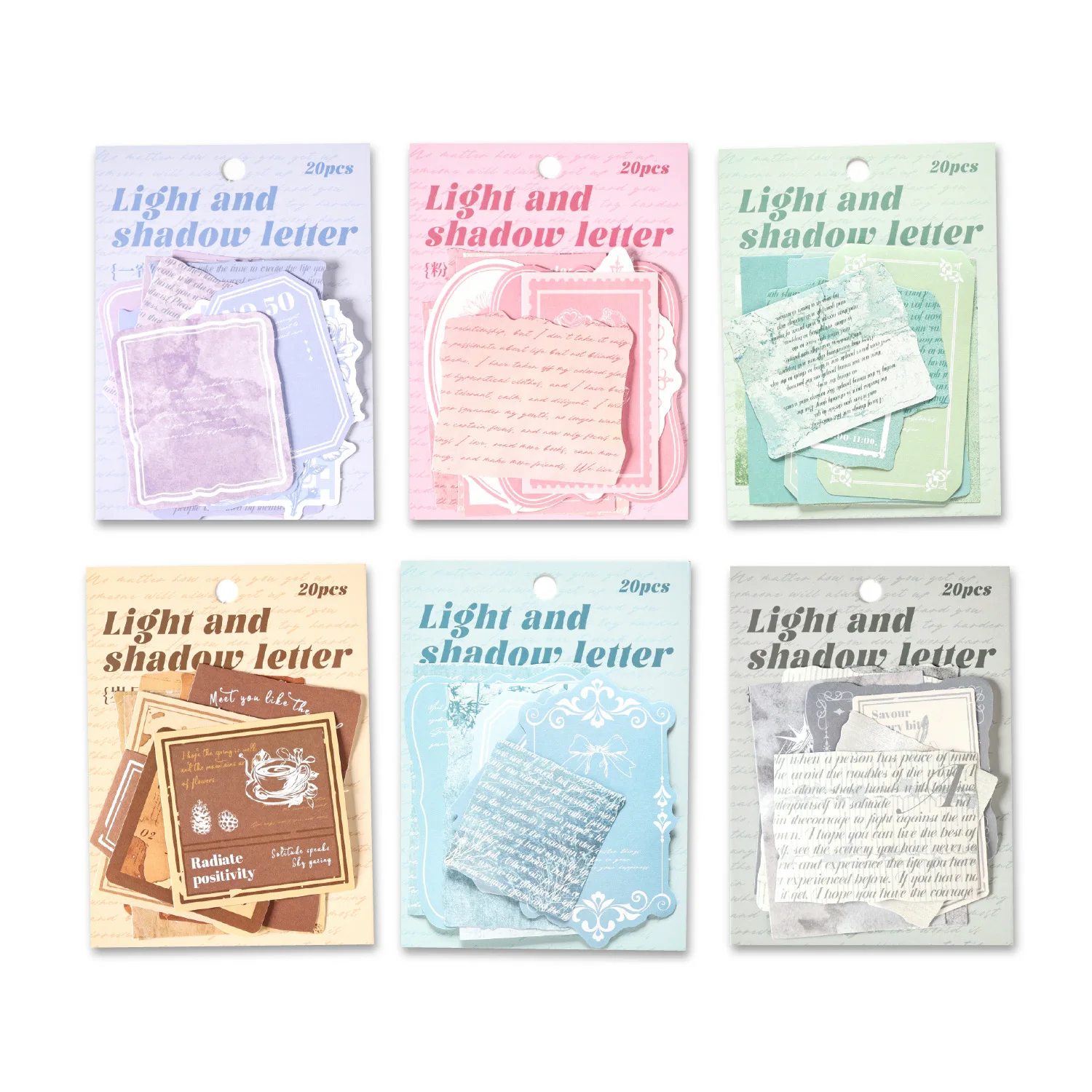 

24 компл./лот, кавайные канцелярские наклейки, свет и тень, скрапбукинг, альбом, мусорный журнал, наклейки для дневника Happy Planner