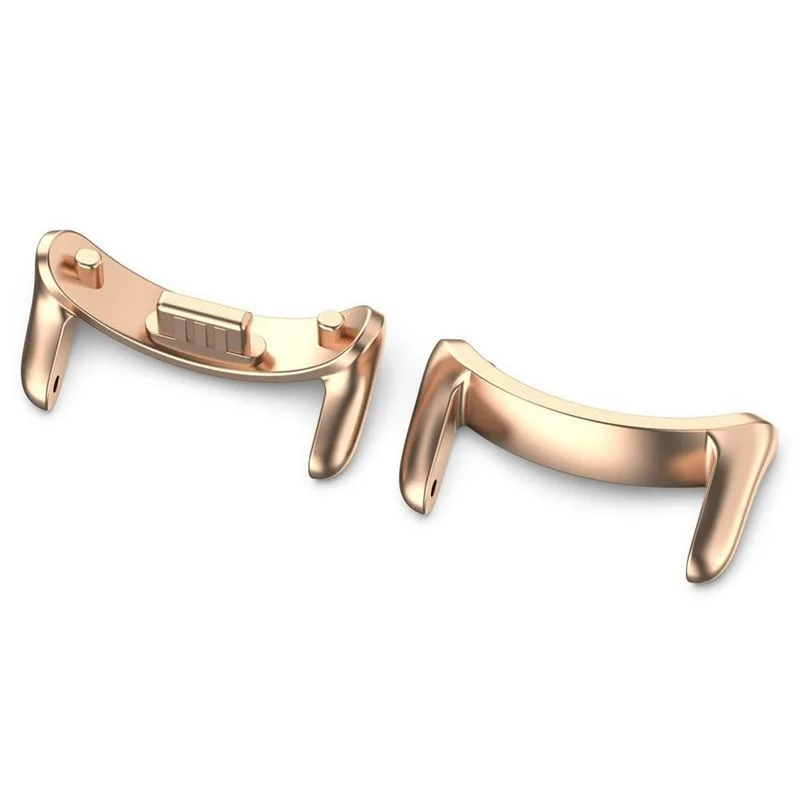 1 زوج حزام محول معدني ل Xiaomi Mi الفرقة 10 9 8 NFC الفولاذ المقاوم للصدأ موصل ل Mi Band10 9 8 14 مللي متر 12 مللي متر عرض معصمه